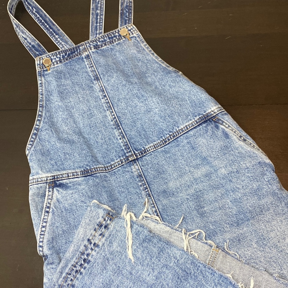 Denim Overall Dress